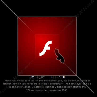 The 25-Line ActionScript Contest スクリーンショット