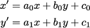 アフィン変換